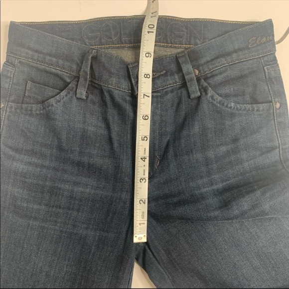 NWT Goldsign Dark Blue Wash Mid-Rise Bootcut Jeans - Picture 14 of 14